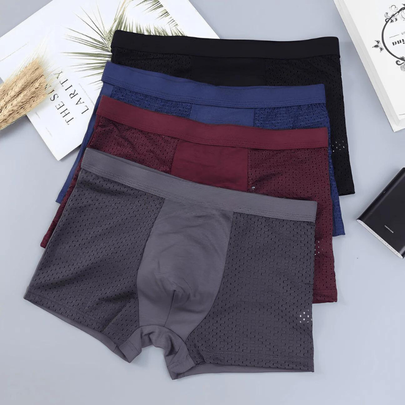 New Bamboo Fiber Boxer Shorts (5 Boxer Shorts)