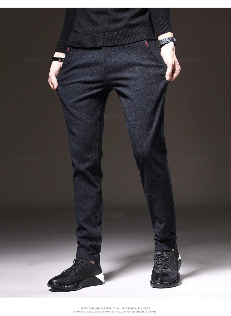 Men's Brushed Fabric Casual Pants