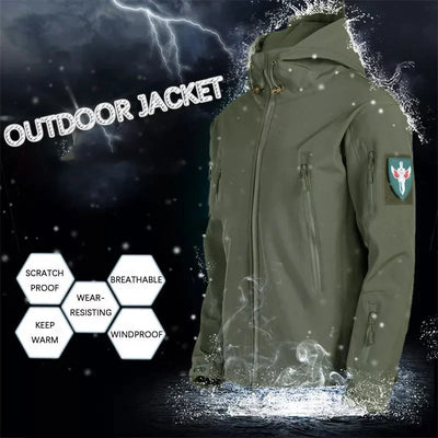 Waterproof Men's Military Jacket