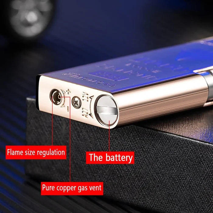 Electronic Sensor Windproof Red Flame Lighter