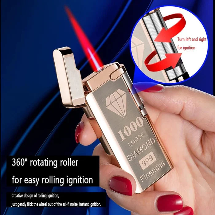 Electronic Sensor Windproof Red Flame Lighter